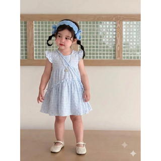 [TẶNG Vòng kitty] Váy đi biển, đầm trẻ em hàng QCCC - Váy xinh cho bé mặc hè dáng xòe Bling Bling