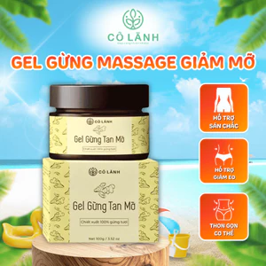 Gel Gừng Massage Toàn Thân - Hỗ Trợ Giảm Mỡ, Thon Gọn Cơ Thể Về Dáng Sau Sinh