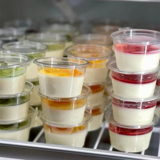 [HỎA TỐC] Panna Cotta Trái Cây Mini (75ml) – Mix Nhiều Vị Tráng Miệng Ăn Vặt Nhà Làm