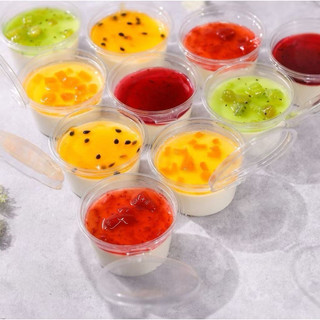 [HỎA TỐC] Panna Cotta Trái Cây Mini (75ml) – Mix Nhiều Vị Tráng Miệng Ăn Vặt Nhà Làm