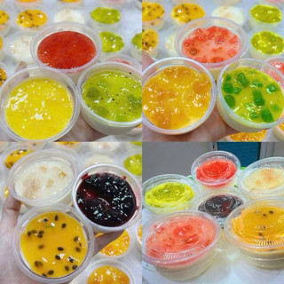 [HỎA TỐC] Panna Cotta Trái Cây Mini (75ml) – Mix Nhiều Vị Tráng Miệng Ăn Vặt Nhà Làm