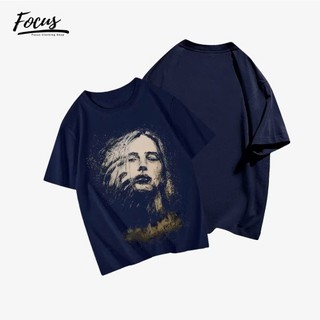 Áo phông thun 3158 nữ form rộng tay lỡ KONOVA chất liệu cotton khô in hình CÔ GÁI