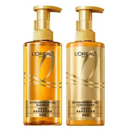Bộ gội xả dưỡng tóc suôn mượt cao cấp L'Oreal Paris Extraordinary Oil Smooth 440ml