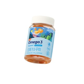 Kẹo Cá Vị Cam Omega 3 Baby Kid, 60 Viên, giúp bé Thông Minh, Mắt Sáng Chuẩn Hàn Quốc