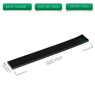 Tấm lót thảm cao su quầy bar chống thấm kê ly