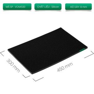 Tấm lót thảm cao su quầy bar chống thấm kê ly