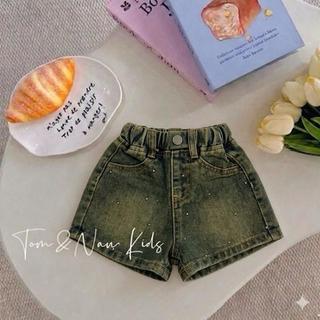 Q24-[tomnaukids] Quần Short Basic ĐÍNH ĐÁ cho bé gái size từ 9-36Kg
