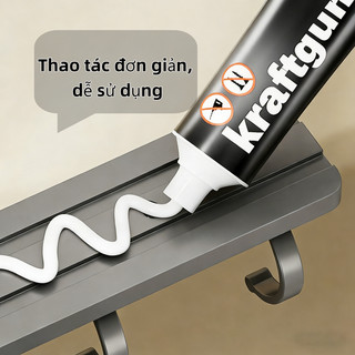 Móc Treo Quần Áo Dán Tường Chịu Lực Thép Carbon Chống Gỉ, Treo Đồ Đa Năng, Tải Trọng Đến 50KG, Kèm Keo Dán & Ốc Vít