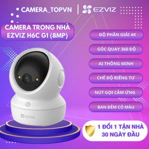 Camera Ezviz wifi H6C G1 độ phân giải 4K đêm có màu, đàm thoại 2 chiều- HÀNG CHÍNH HÃNG