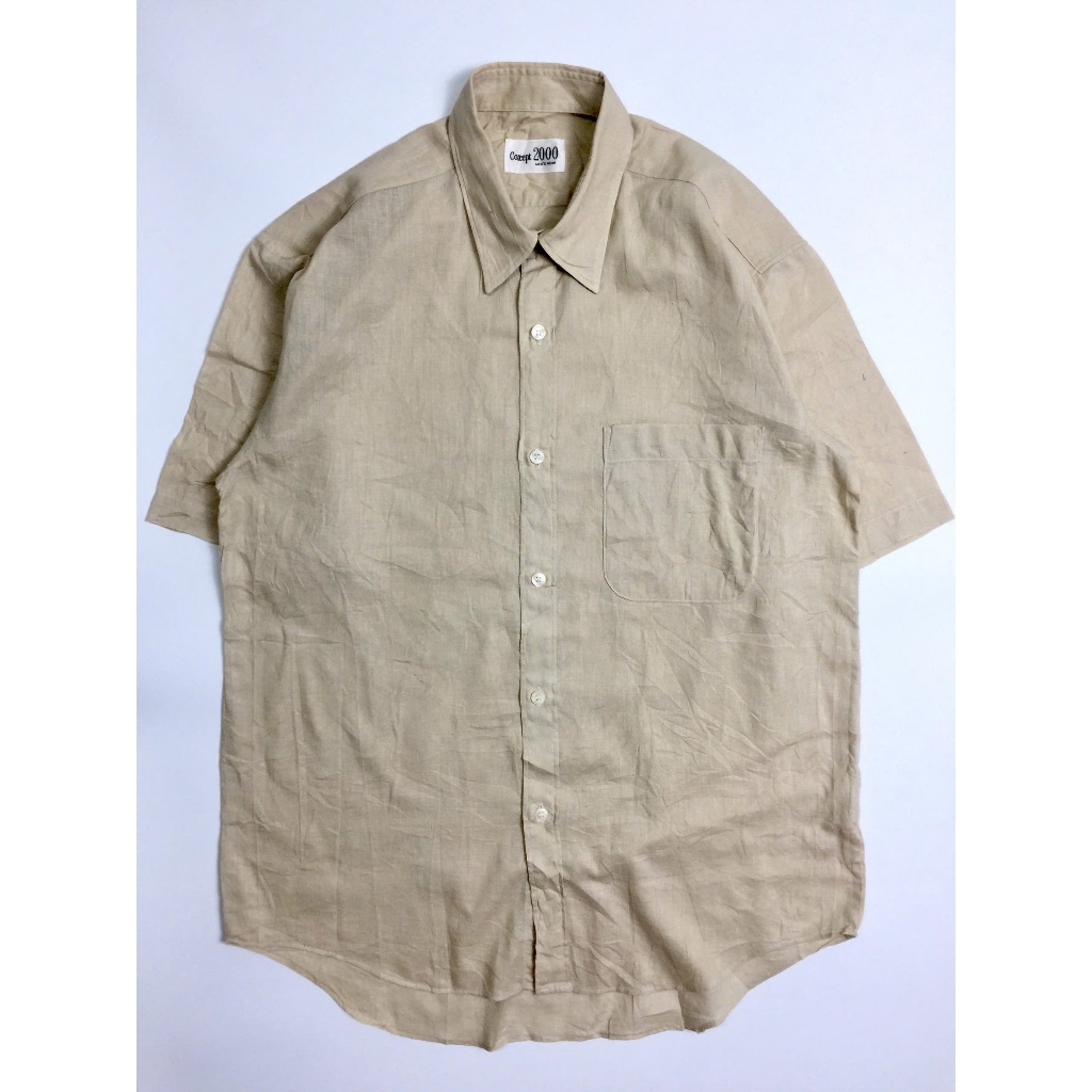 Áo Sơ Mi Trơn 2Hand Nam Nữ Form Đẹp Vintage Basic