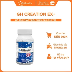 Viên Uống Hỗ Trợ Phát Triển Chiều Cao GH Creation EX+ Nhật Bản Cho Trẻ Từ 4 Tuổi Trở Lên - 270 Viên