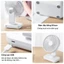 Quạt Mini Để Bàn D606, Xoay 180 Độ, 4 Tốc Độ Gió, thời gian sd 15H, Cổng Sạc USB, Bào hành lỗi 1 đổi 1