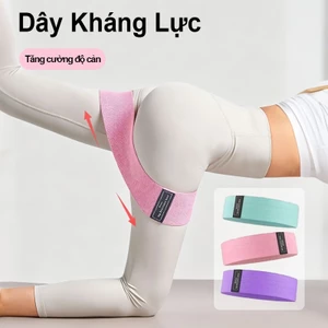 Dây Kháng Lực Dây Kháng Lực Tăng Cường Cơ Bắp Mông Và Đùi Trong - Dây Kháng Lực Dệt Kim Chéo, Bền Gấp Đôi