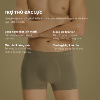 Quần lót nam trunk Seamless 3D Pouch Business  thoáng khí điều hòa nhiệt ONOFF-18UO26A664