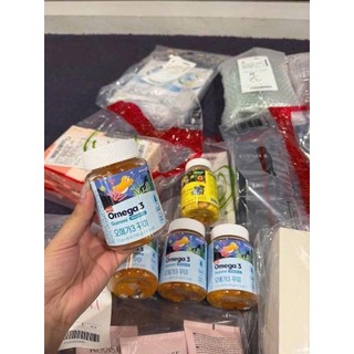 Kẹo Cá Vị Cam Omega 3 Baby Kid, 60 Viên, giúp bé Thông Minh, Mắt Sáng Chuẩn Hàn Quốc