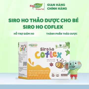 Siro Ho Thảo Dược Cho Bé Coflex - Hỗ Trợ Giảm Ho, Tiêu Đờm, Giảm Ngứa Họng, Rát Họng, Khản Tiếng