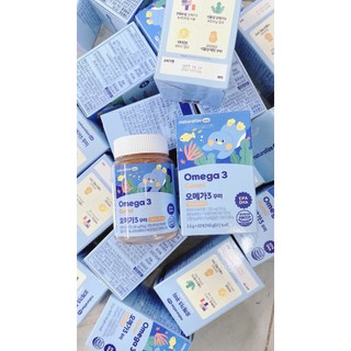 Kẹo Cá Vị Cam Omega 3 Baby Kid, 60 Viên, giúp bé Thông Minh, Mắt Sáng Chuẩn Hàn Quốc