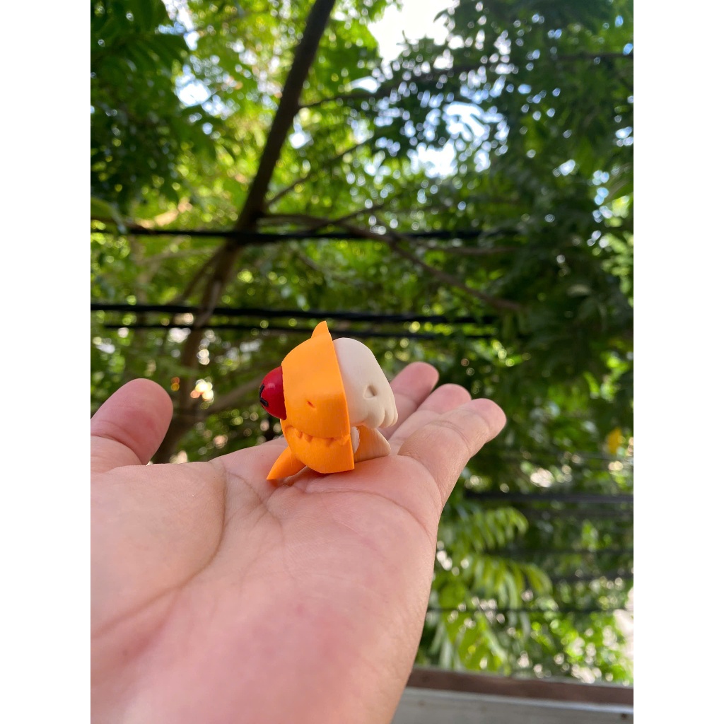 Móc Khóa Cá Mập 1/2 Độc Lạ, Móc Khoá Shark Skeleton, Quà Tặng Cute Cá Tính, In 3D Nhựa PLA