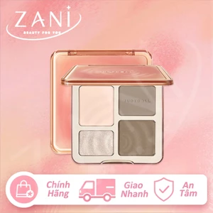 JUDYDOLL Bảng Tạo Khối 4 Ô – Makeup Gọn Gàng, Hiệu Ứng Gương Mặt Sắc Nét