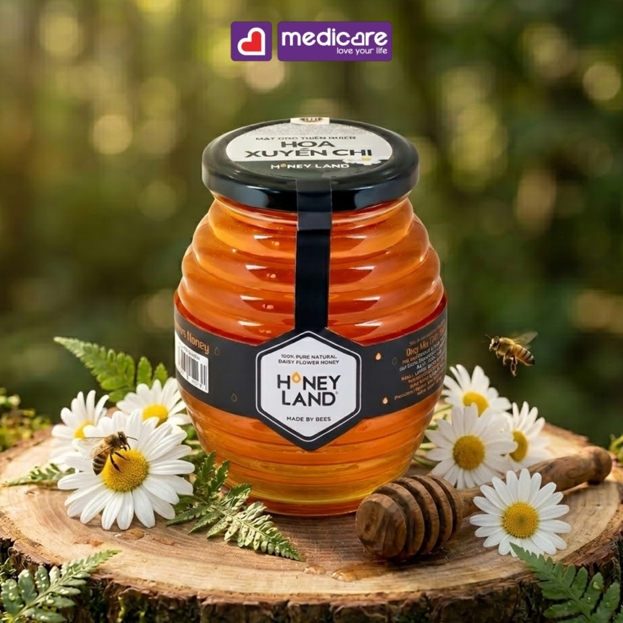 Mật Ong Hoa HONEY LAND Hũ 110g