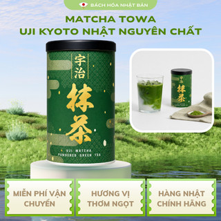 Bột Matcha Towa Uji Nhật Bản 100g Bột Trà Xanh Nguyên Chất Từ Uji Kyoto Thơm Hương Trà Non M35
