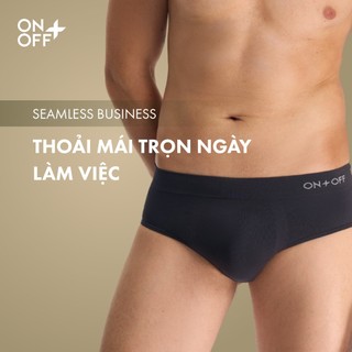 Quần lót nam brief Seamless không đường may 3D Pouch Business co giãn  thoáng khí điều hòa nhiệt ONOFF - 18UQ26A663