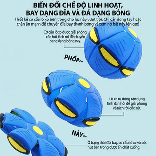 Bóng đồ chơi ma thuật có đèn LED-  Bóng lò xo bật nảy phát sáng đồ chơi vận động cho bé vui chơi