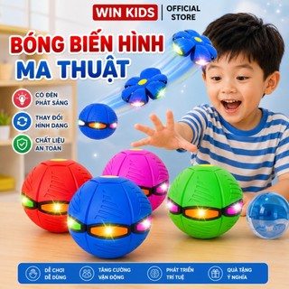 Bóng đồ chơi ma thuật có đèn LED-  Bóng lò xo bật nảy phát sáng đồ chơi vận động cho bé vui chơi