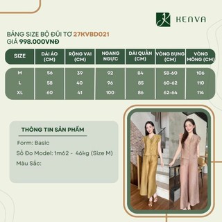 (Sẵn) 27KVBD021Bộ mặc nhà..Bộ đũi tơ gấm Ken va quần lửng áo cổ V