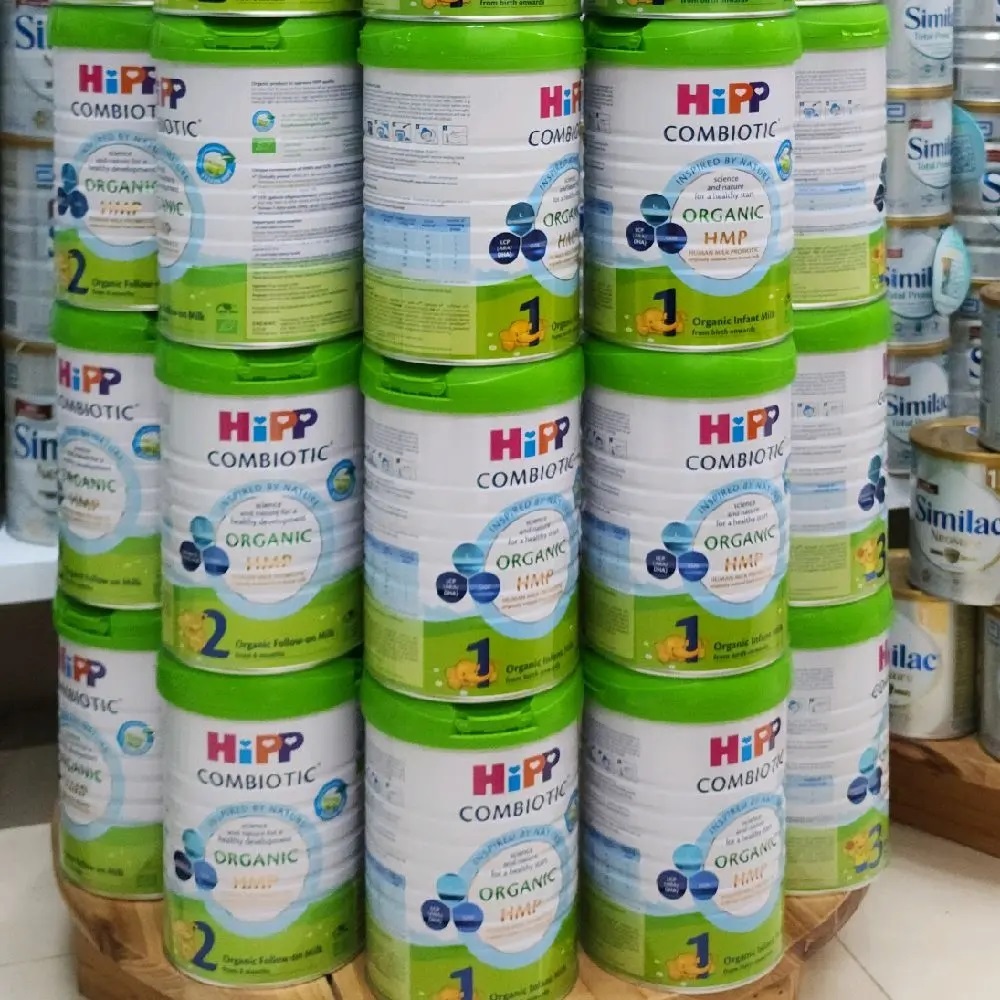 Sữa HiPP Organic H1 H2 H3 800g, 350h | Date xa 2027 | Sữa công thức cho bé, Sữa hữu cơ nhập khẩu