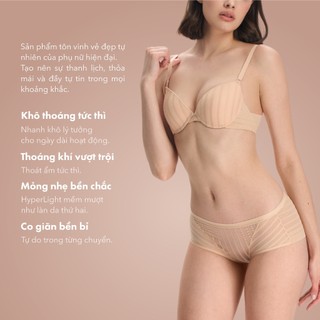 Quần lót ren nữ xuyên thấu soft layer mềm mại nữ tính ỌNOFF -16UQ26A570