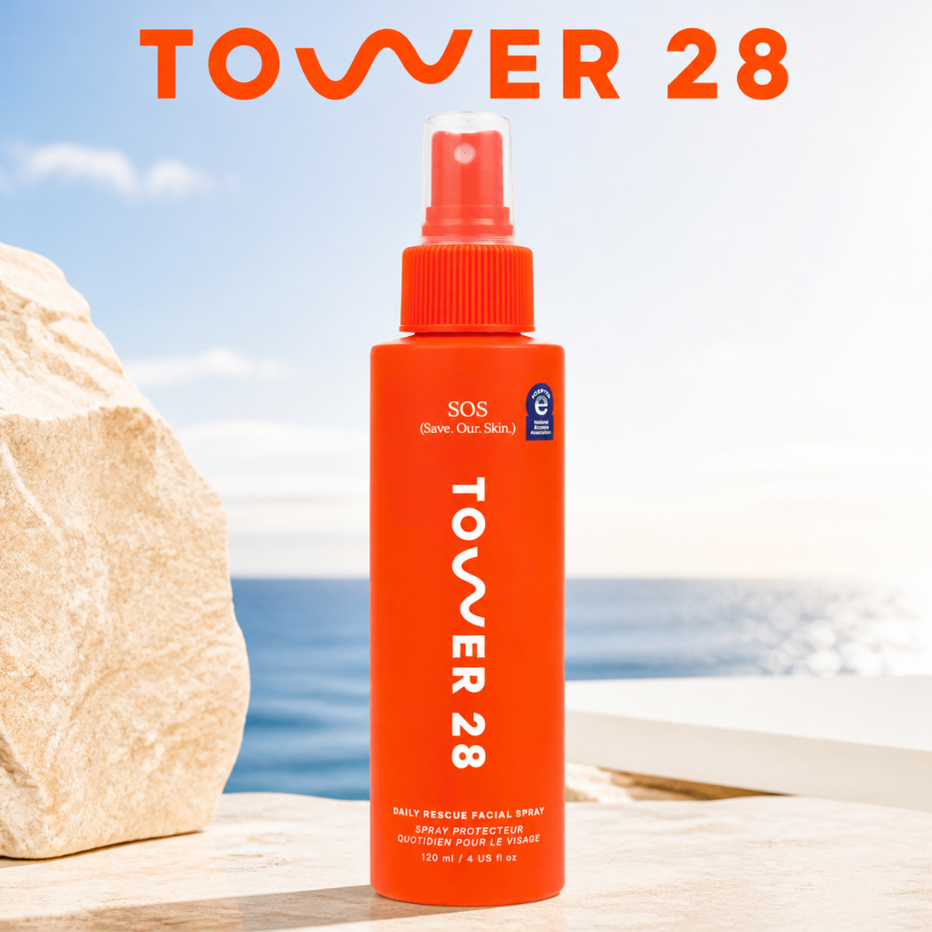 Xịt Cấp Ẩm Làm Dịu Da Tower 28 SOS Daily Rescue Facial Spray 120ml Cho Da Nhạy Cảm