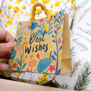 Hoả Tốc 🎀🛍️ Túi Giấy Kraft In Hình Có Quai 🕊✨