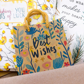 Hoả Tốc 🎀🛍️ Túi Giấy Kraft In Hình Có Quai 🕊✨
