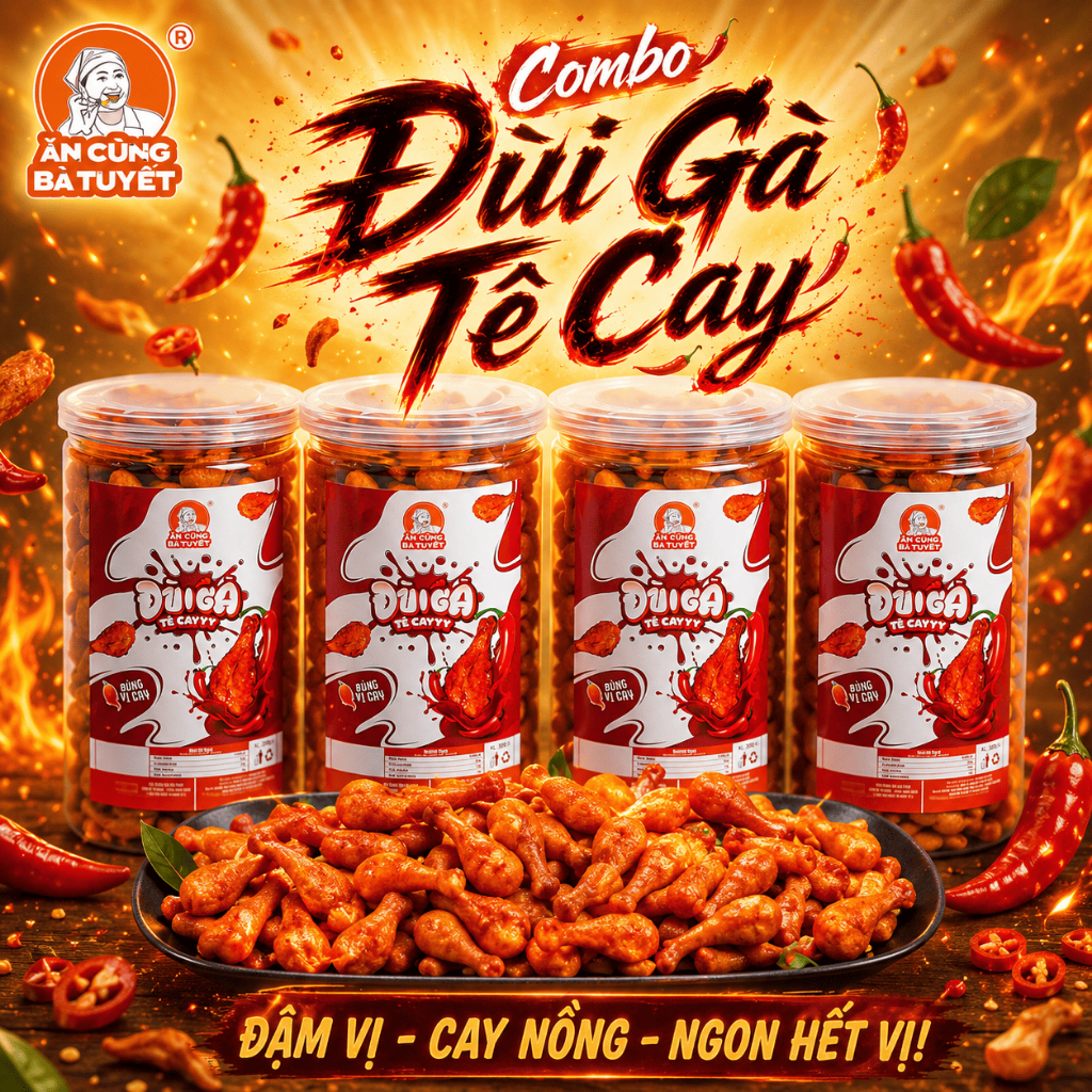 ĐÙI GÀ TÊ CAY RA MẮT – ĂN CÙNG BÀ TUYẾT M39