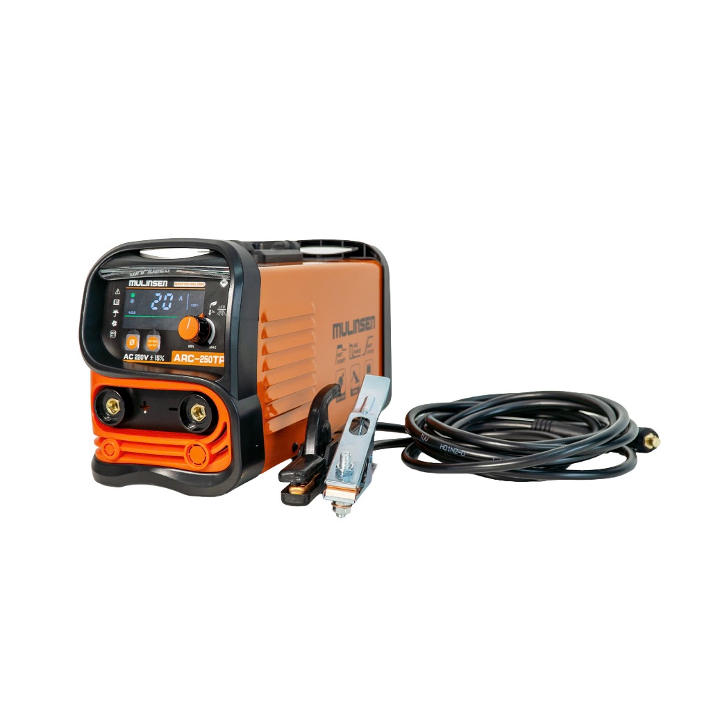 Máy Hàn Điện Tử MULINSEN ARC-250TP| Que Hàn 1.6 - 3.2MM, Công Suất 6.8KVA, Điện Áp 220V, Kèm Phụ Kiện