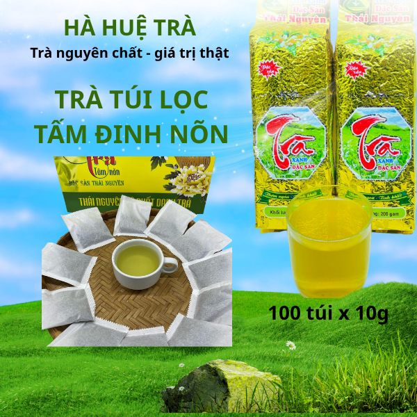 Trà túi lọc tấm Đinh nõn 10g/túi tiện lợi, sạch sẽ