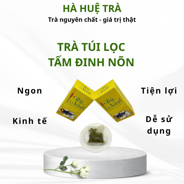 Trà túi lọc tấm Đinh nõn 10g/túi tiện lợi, sạch sẽ