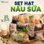 30 NGÀY Hạt Dinh Dưỡng Hữu Cơ Hút Chân Không Nấu Sữa,Ăn Dặm, Cháo Bé, Kiểm Soát Cân Nặng