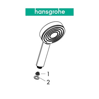 Tay sen tắm HANSGROHE Pulsify S 105 1jet 24120 - Màu Đen Matt Black, Công Nghệ Đức