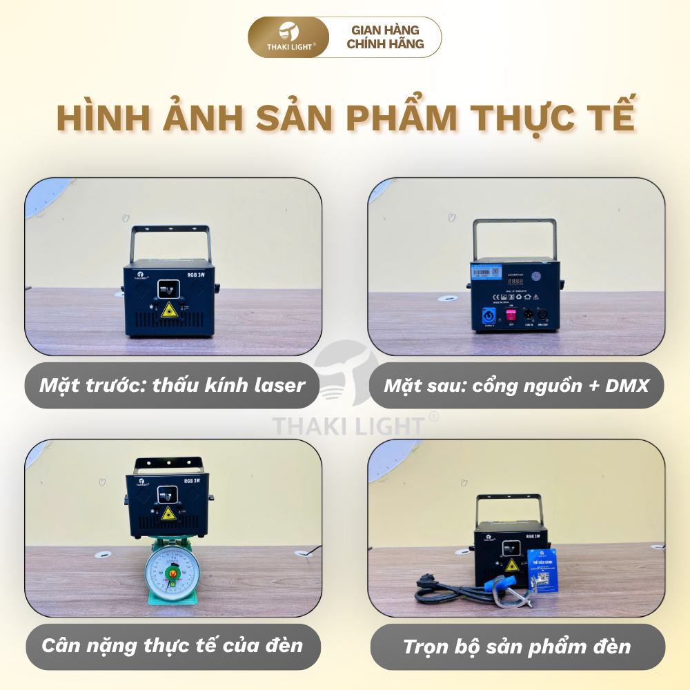 Đánh Giá Đèn Đánh Tia 3W THAKI LIGHT: Điều Khiển Qua App, Ánh Sáng Chuyên Nghiệp