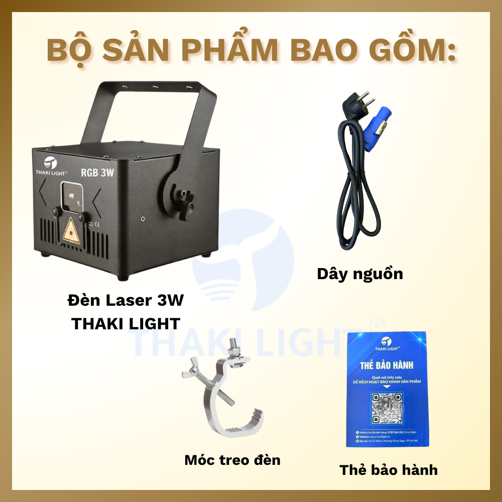 Đánh Giá Đèn Đánh Tia 3W THAKI LIGHT: Điều Khiển Qua App, Ánh Sáng Chuyên Nghiệp