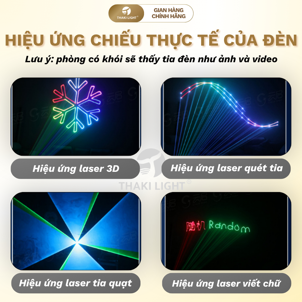 Đánh Giá Đèn Đánh Tia 3W THAKI LIGHT: Điều Khiển Qua App, Ánh Sáng Chuyên Nghiệp