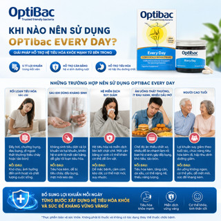 Men vi sinh Optibac Probiotics Every Day sử dụng hàng ngày hộp 30 viên