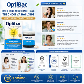 Men vi sinh Optibac Probiotics Every Day sử dụng hàng ngày hộp 30 viên