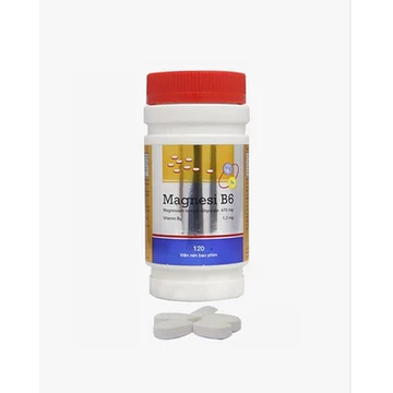 Magnesi B6 Bổ sung Magie và vitamin B6, hỗ trợ giúp giảm tình trạng chuột rút, đau cơ bắp; căng thẳng thần kinh chaii