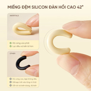 [Amortals] Kẹp Bấm Mi Amortals Thép Không Gỉ, Giữ Nếp Tốt, Giúp Mi Cong Vút, Thiết Kế Thoải Mái Dễ Dùng, Mút Đệm Dày
