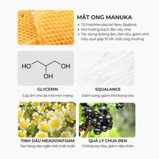 Son dưỡng có màu YNM Candy Honey Lip Balm chiết xuất mật ong dưỡng ẩm sâu, nuôi dưỡng môi từ sâu bên trong 3g