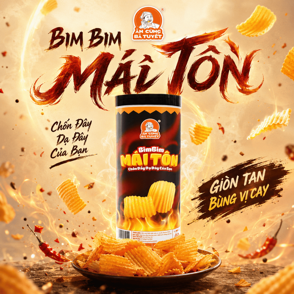 BIM BIM MÁI TÔN – ĐỒ ĂN VẶT VIỆT NAM M60