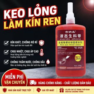 Keo khóa ren GUNASEN cố định và khóa các mối ren bu-lông, đai ốc ngăn chặn sự lỏng lẻo do rung động